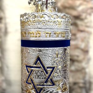תיק מפואר דגל ישראל ציפוי כסף