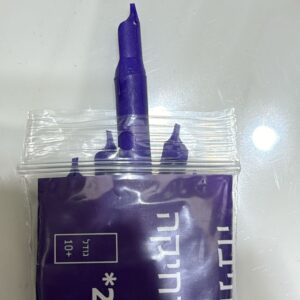 חבילת קולמוסים מפלסטיק סגול קשיח יותר