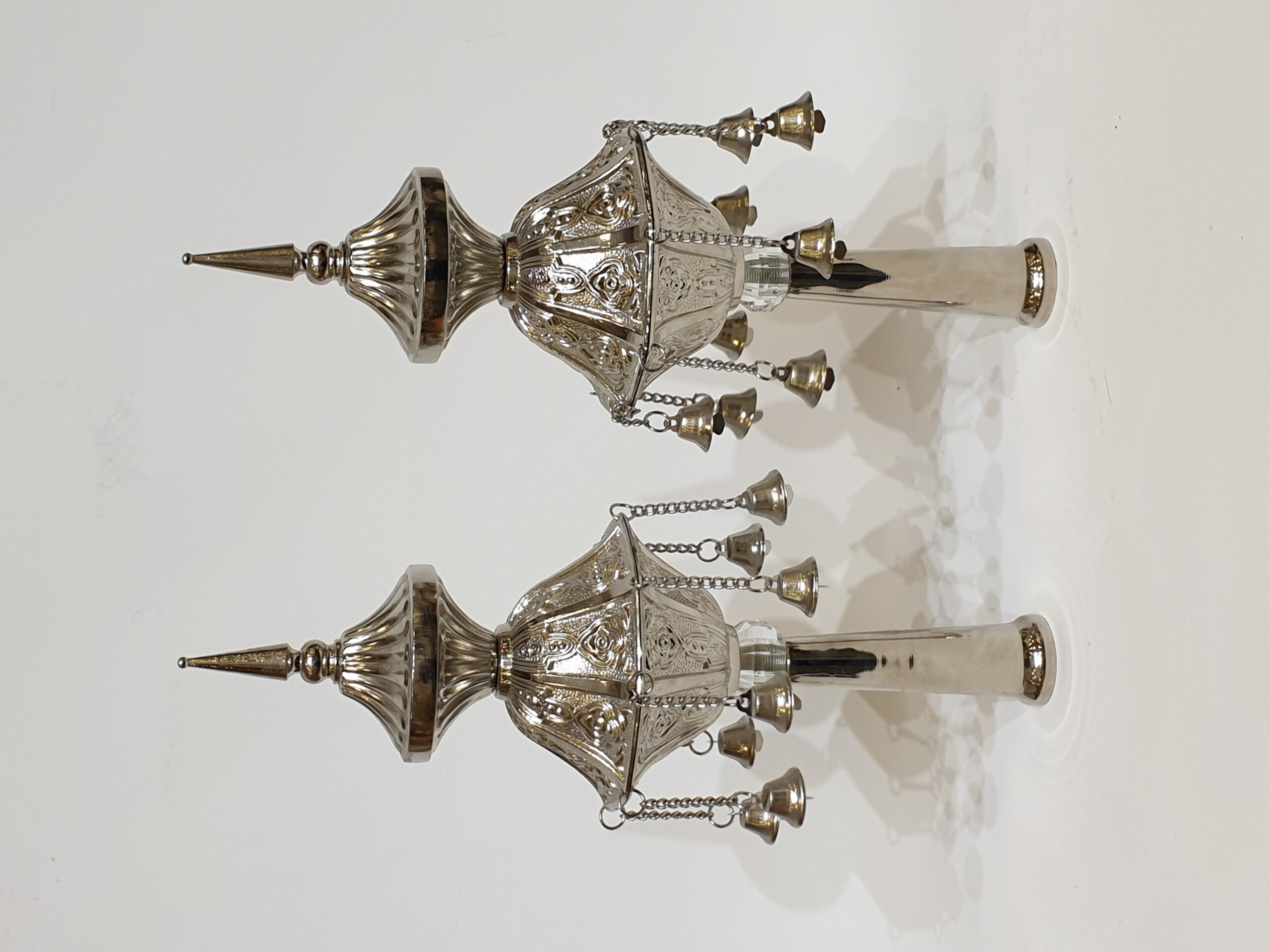Rimonim for Sephardic Torah Scroll
