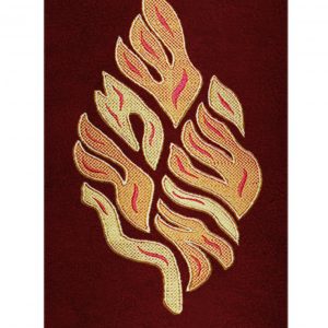 Velvet Torah Mantle - Shema Yisrael - Gold