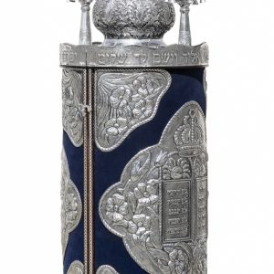 Torah Scroll Case Flower Holy Temple David's Crown