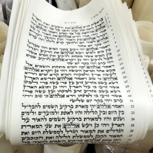 קיפולים לספר תורה גודל 56 ספרדי