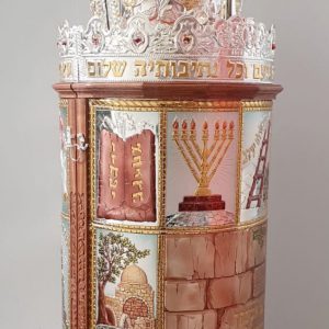 Magnificent Case for Sefer Torah Model Kotel