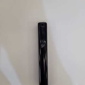 Opaque Black Plastic Mezuzah Cases 12 cm