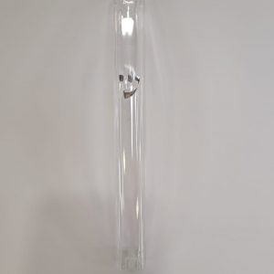 Transparent Plastic Mezuzah Cases 12, 15 cm