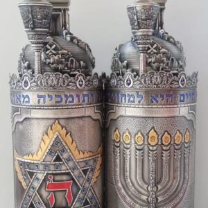 תיק לספר תורה מושחר פרימיום ראש מיוחד