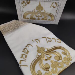 Embroidered Tallit Airy and Breathable Colors and Sizes to Choose