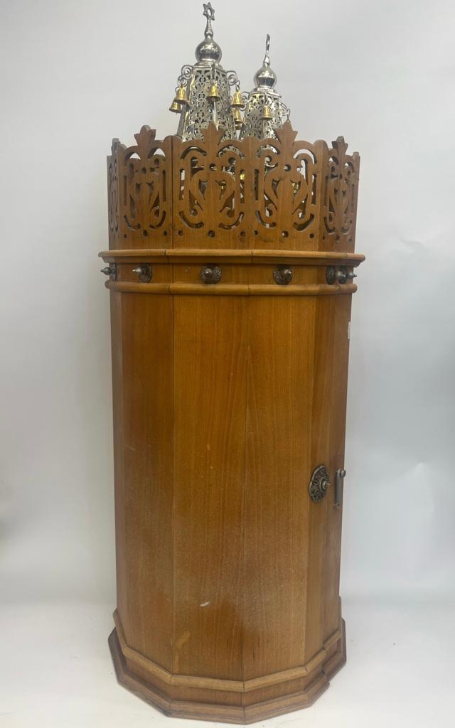 Pre-owned Sefer Torah Case Wood height 48 cm SKU 01