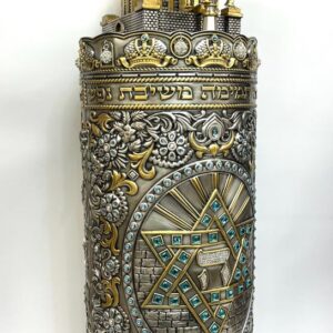 תיק לספר תורה מושחר מגן דוד