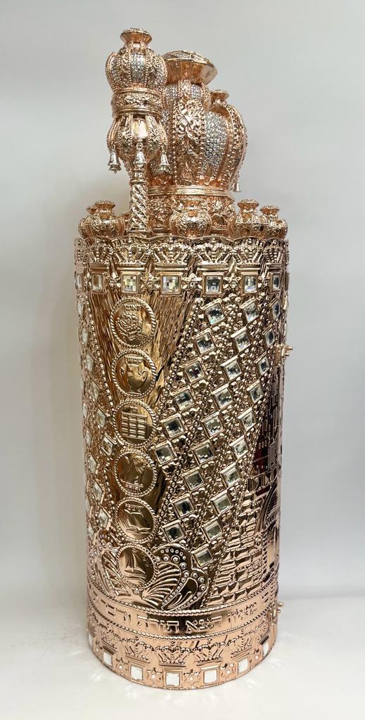 New Case for Sefer Torah Rose Gold Diamond Model Unique