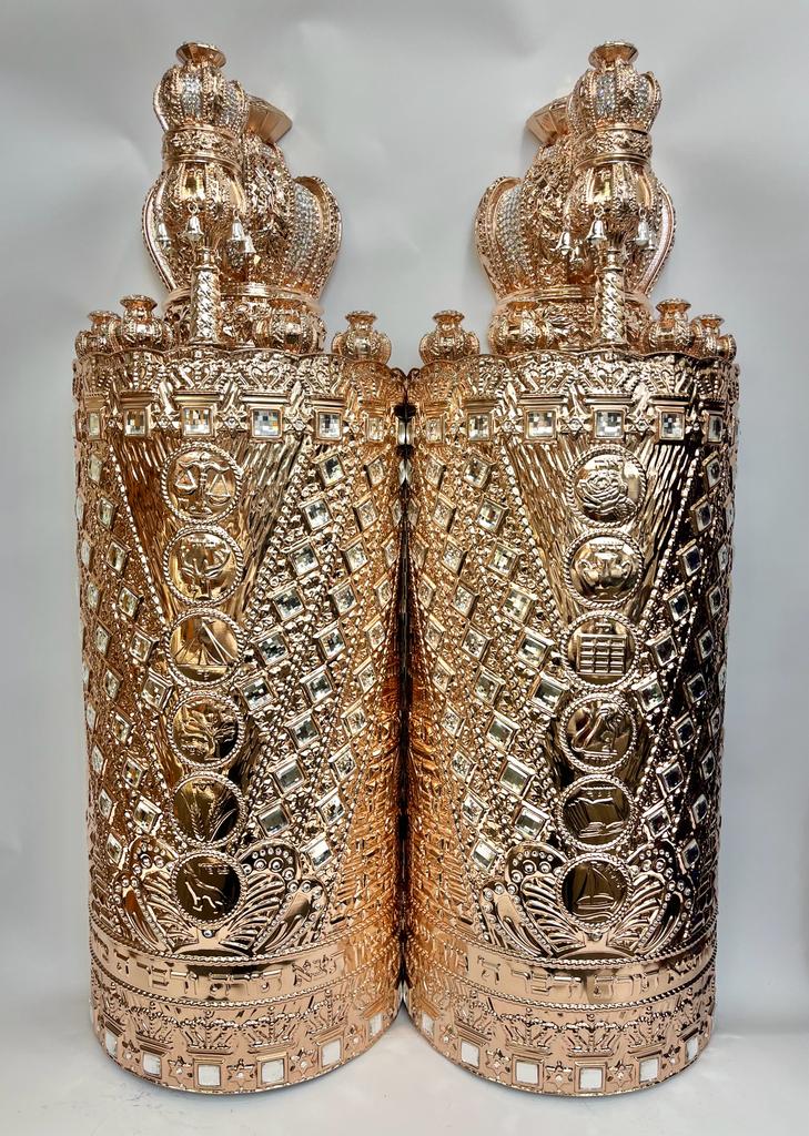 New Case for Sefer Torah Rose Gold Diamond Model Unique - Image 2