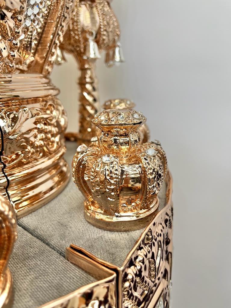 New Case for Sefer Torah Rose Gold Diamond Model Unique - Image 9