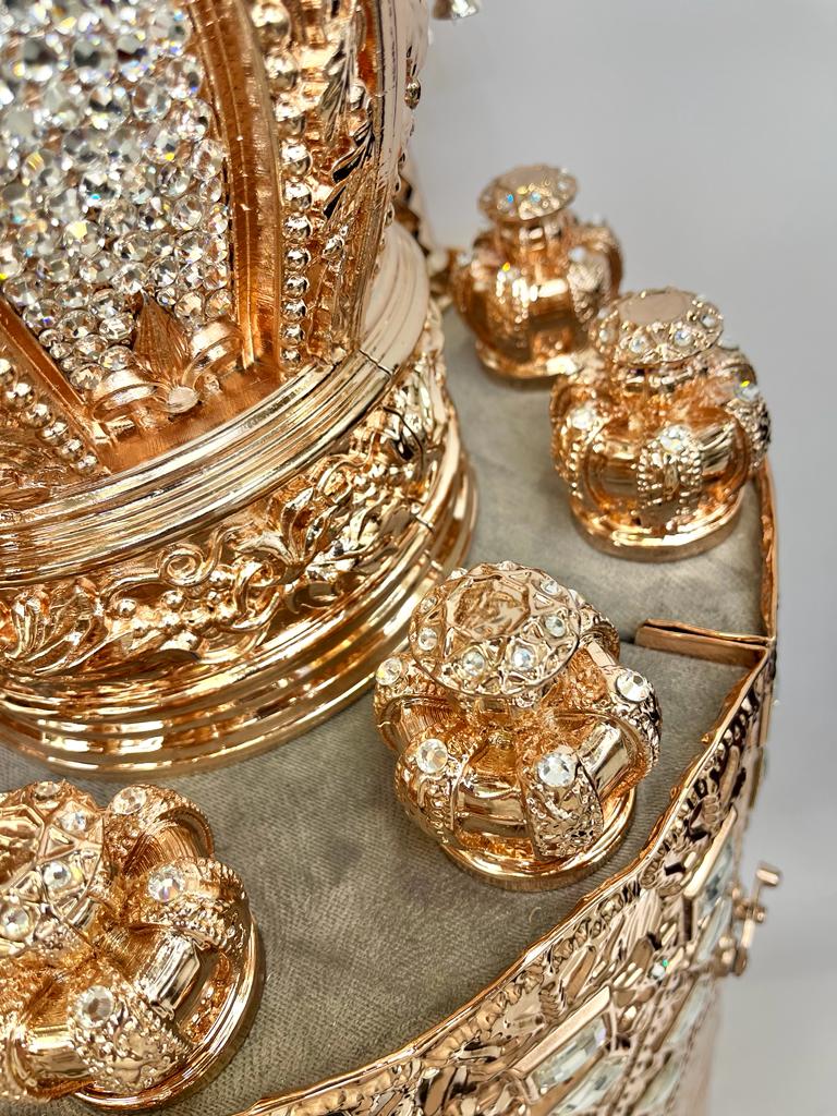 New Case for Sefer Torah Rose Gold Diamond Model Unique - Image 8