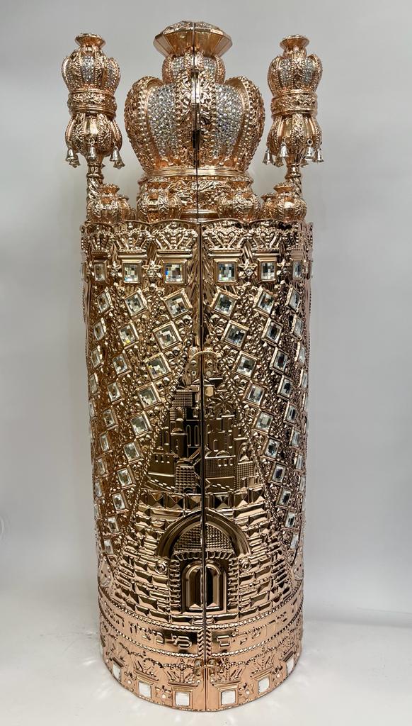 New Case for Sefer Torah Rose Gold Diamond Model Unique - Image 7