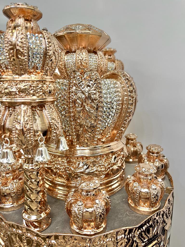 New Case for Sefer Torah Rose Gold Diamond Model Unique - Image 3