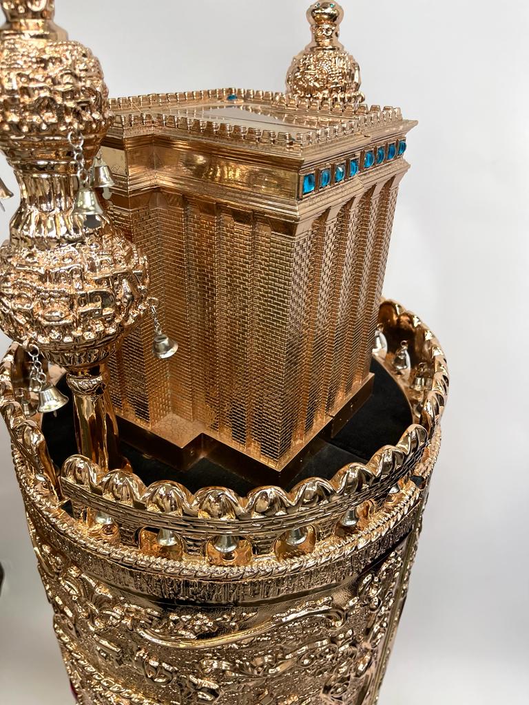 Torah Case Rose Gold Holy Temple Head - Image 4