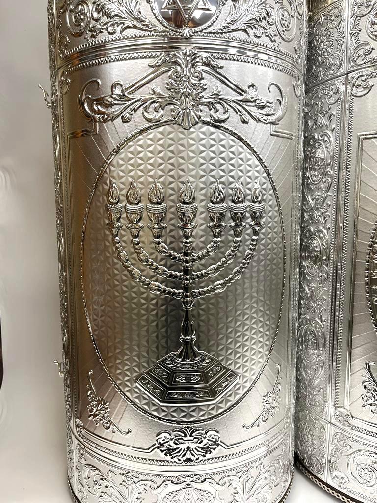 Torah Case with Menorah - Image 4