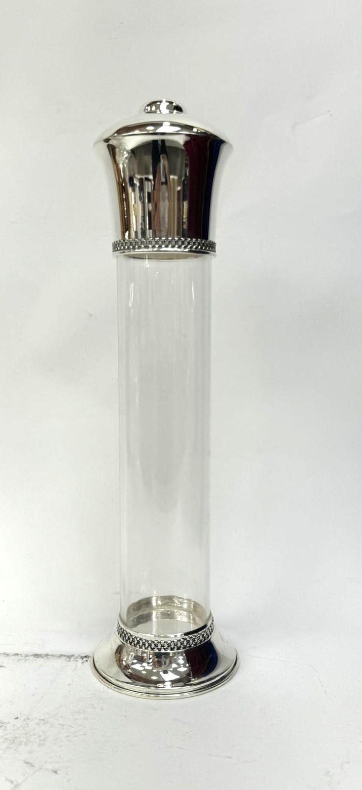 Megillah Cases silver plating for parchment up to 34 cm