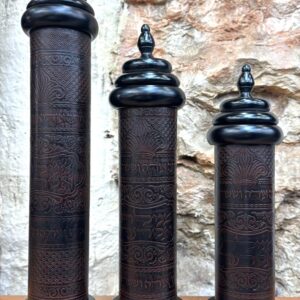 בית מגילה עור משוחזר לקלף 24, 37 ס"מ בלבד