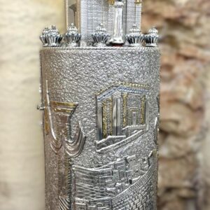 Torah Case with 3D Beit HaMikdash Top