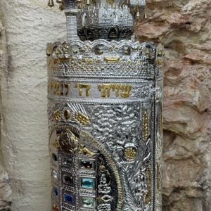Torah Case with 3D Crown Top