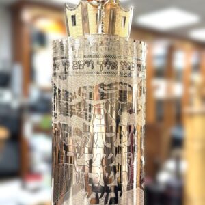 Torah Case with Rose Gold Plating