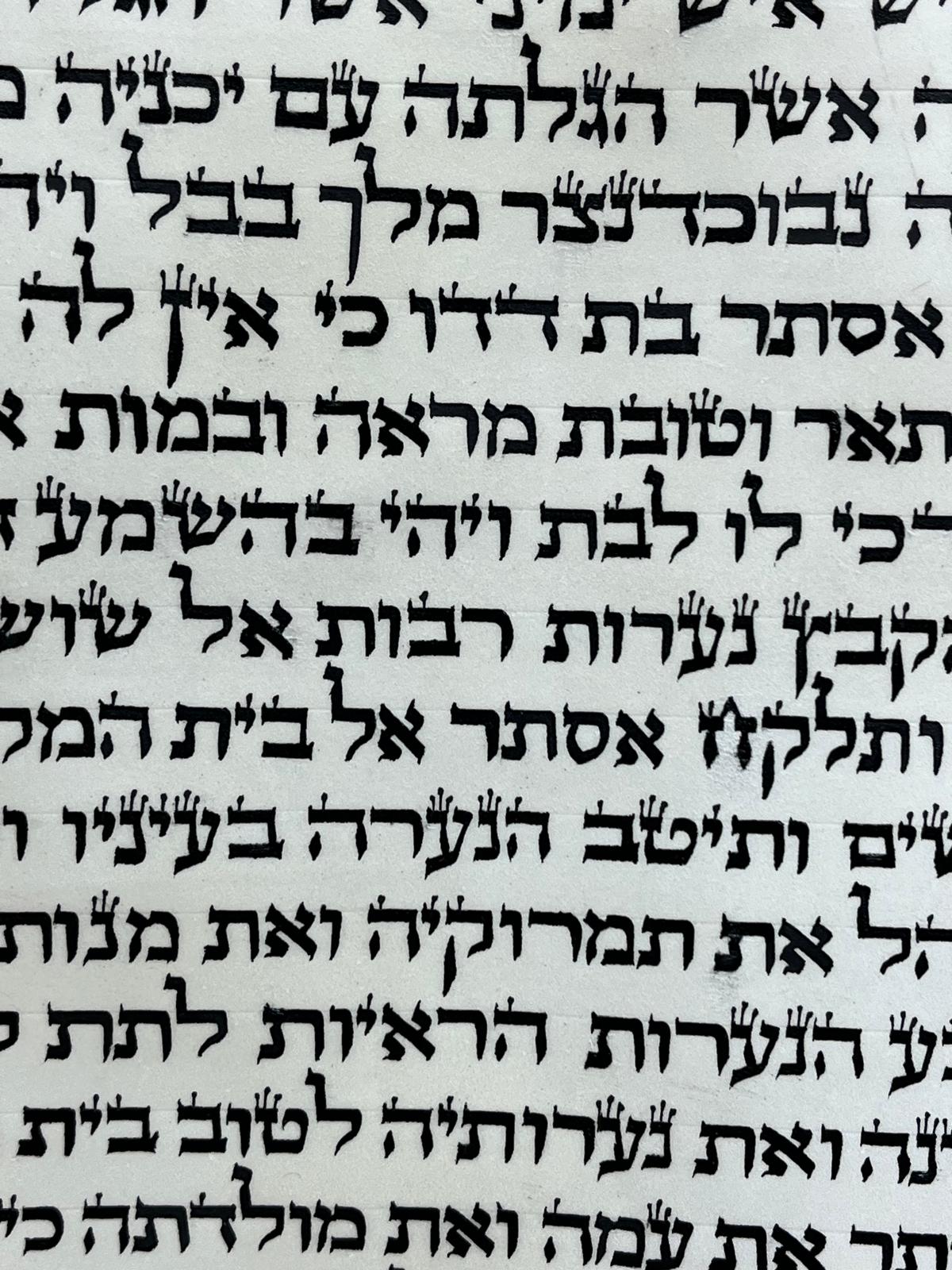 Megillah Sephardic Mehudar 37 cm Cat. 612 - Image 2