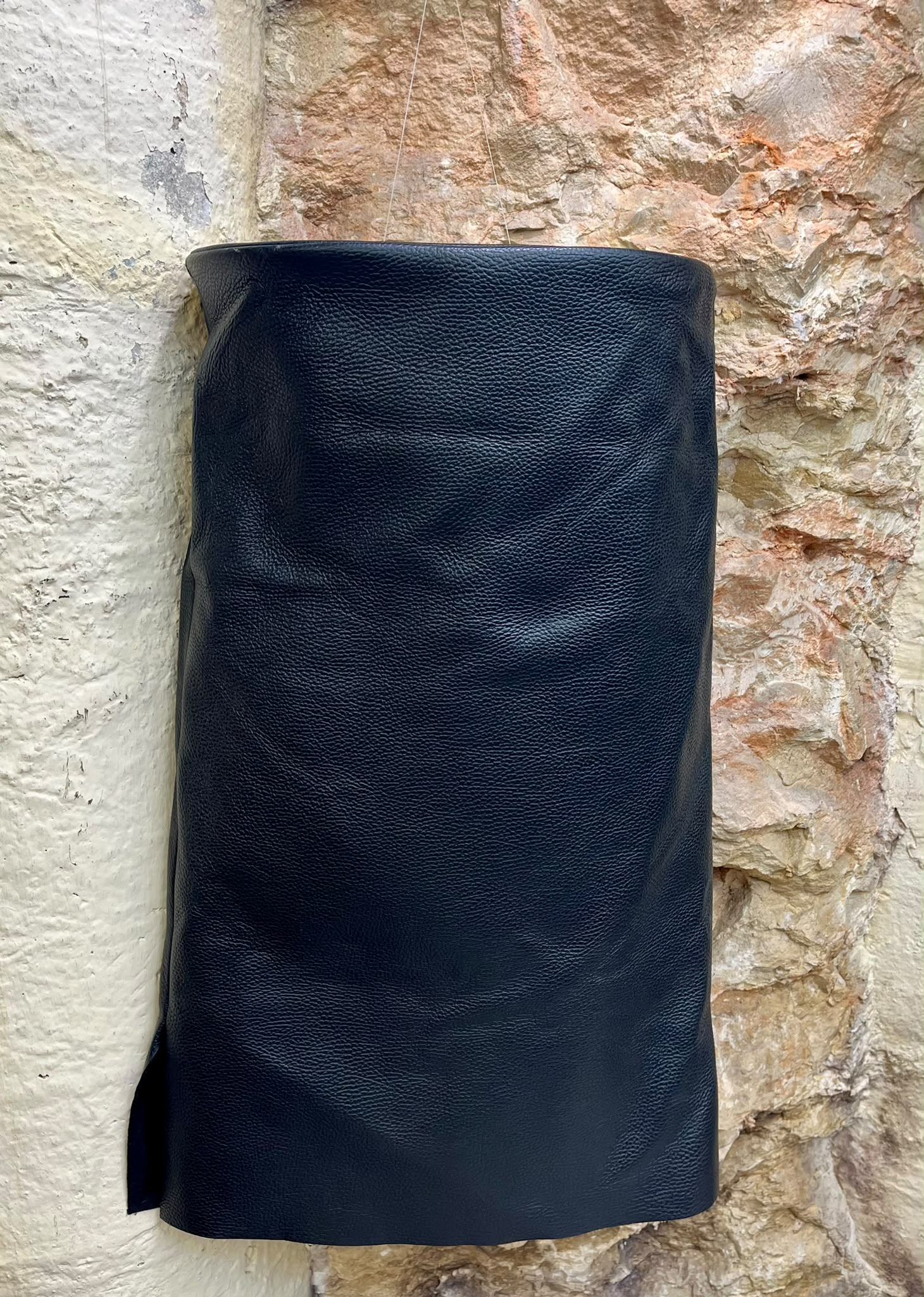 Velvet Torah Mantle - Inlaid - Blue (העתק) - Image 2