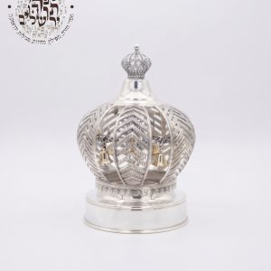 925 Silver-Plated Crown for a Small 30–36 cm Sefer Torah, Model IV